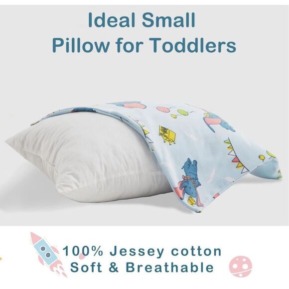 Moonrite 13×18 Toddler Pillow with Pillowcase - Picture 3 of 4